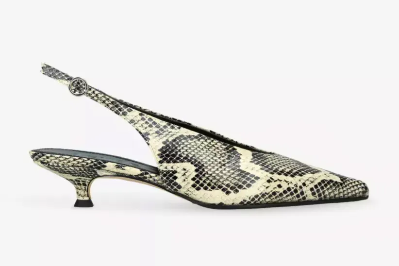 Aeyde Camila 35 Slingback Leather Pumps, £330