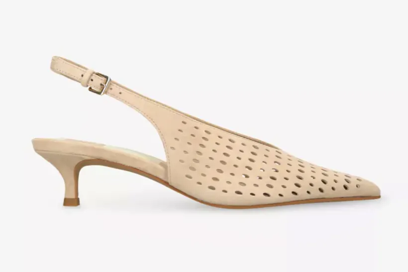 Dolce Vita Alenna Perf Suede Sling-Back Courts, £170
