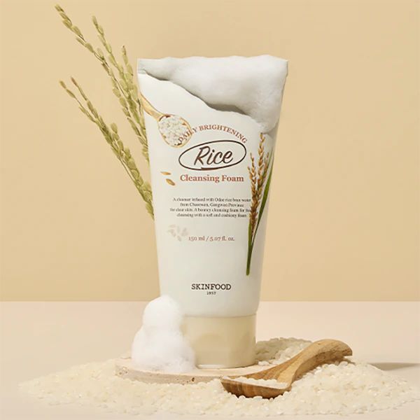 SKINFOOD Rice Daily Brightening Cleansing Foam