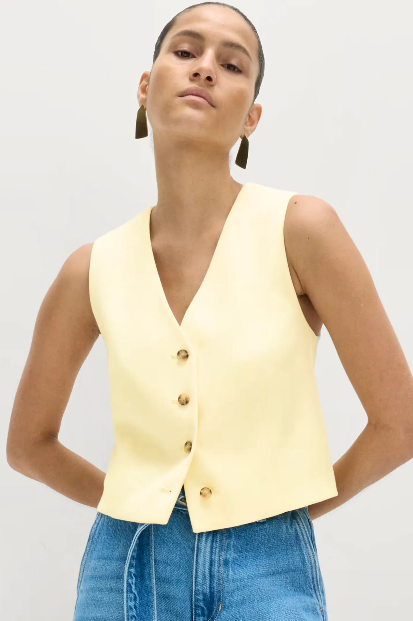M&S Cropped Waistcoat, £36
