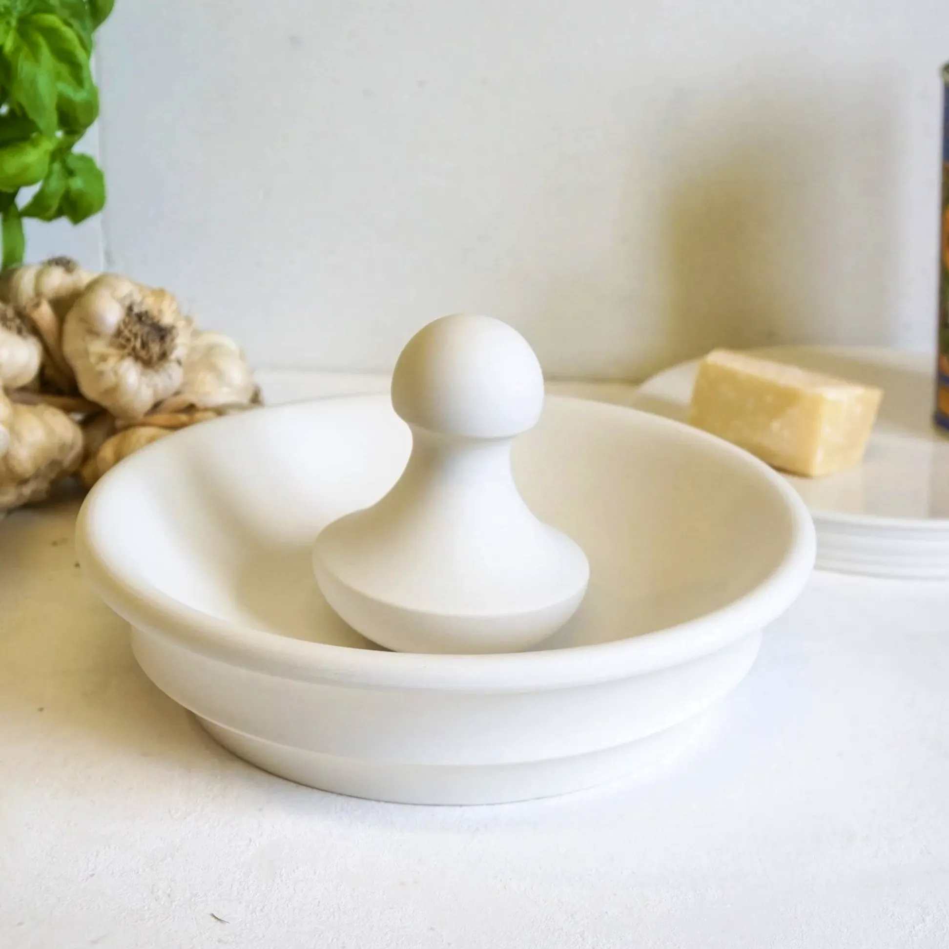 John Julian Large Ball Pestle and Bowl Mortar, £265