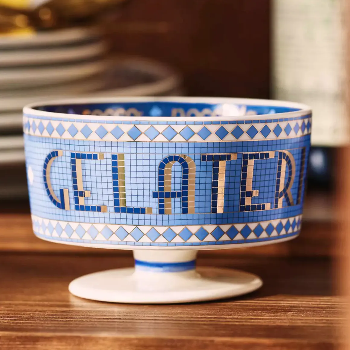 Anthropologie The Bistro Tile Stoneware Gelato Bowl: Italia Edition, £14