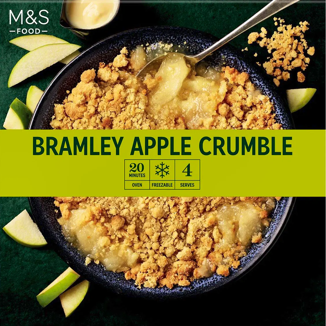 Supermarket Puds M And S Bramley Apple Crumble