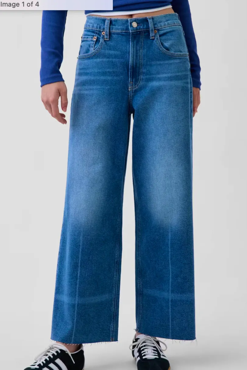 Gap Cropped High Waisted Ankle Jeans, £45