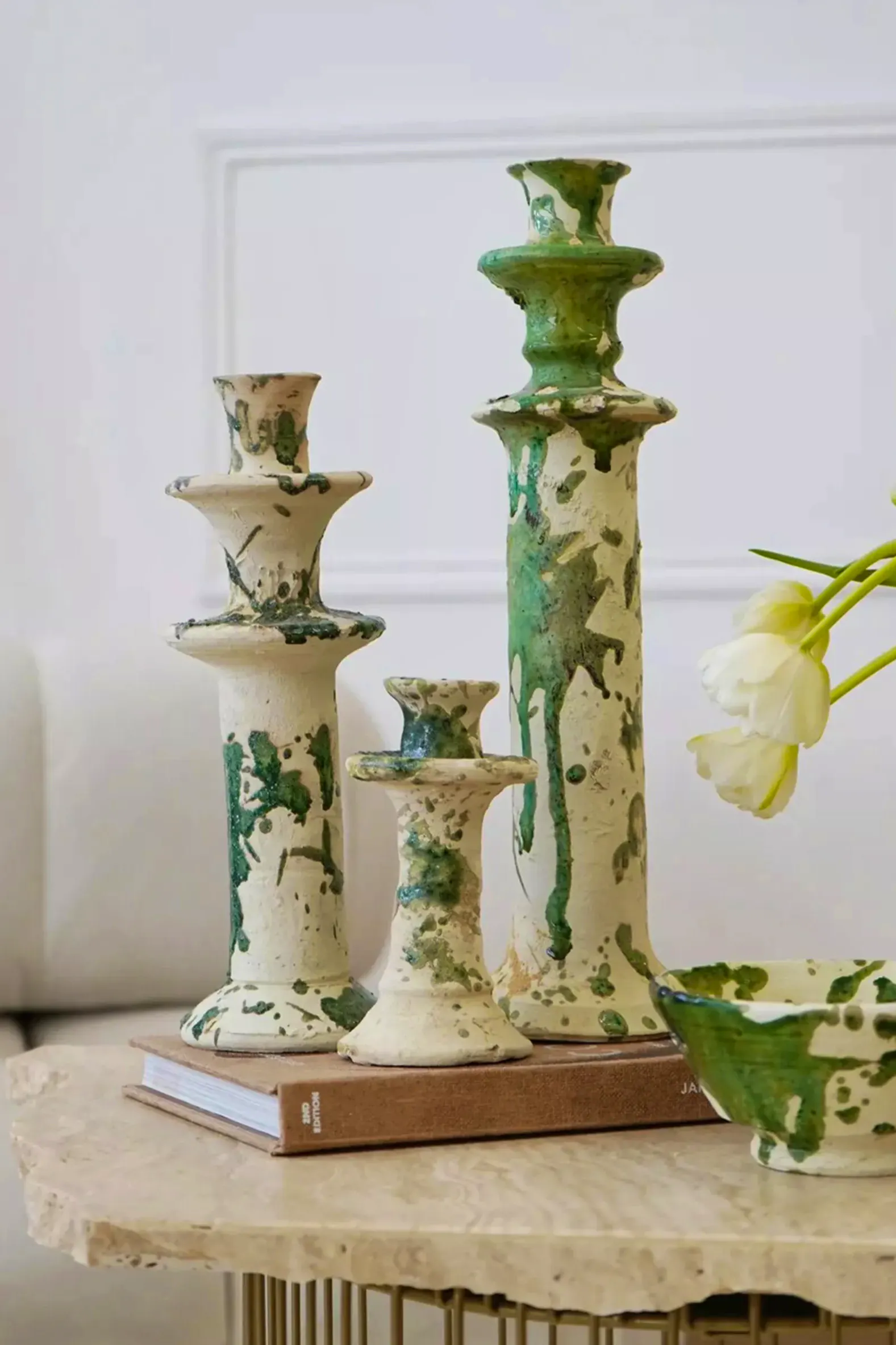 Liberty London Splatter Tamegroute Large Candleholder, £85