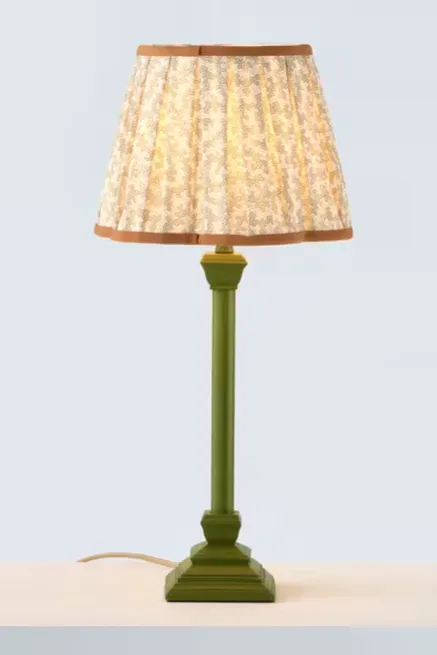 John Lewis X Sanderson Truffle Scallop Table Lamp, £120