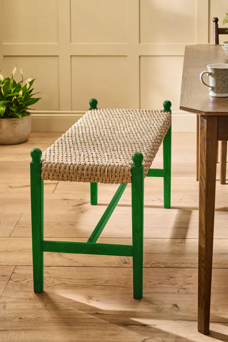 Next X Nina Campbell Green Alder Bench, £150