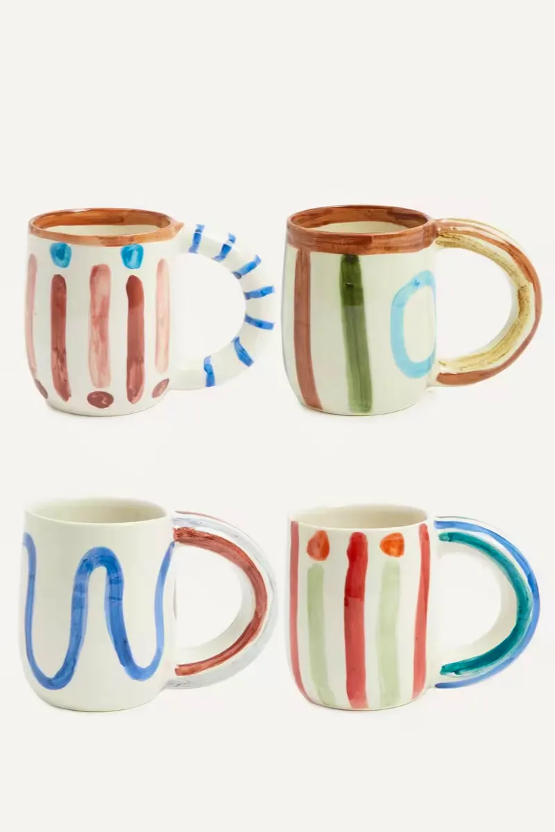 Liberty London Phil Mugs Set of Four, £295