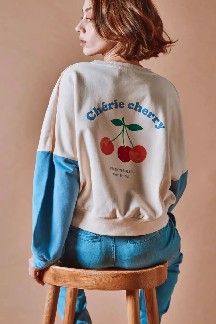 Emile Et Ida Organic Cotton Printed Sweatshirt, £84