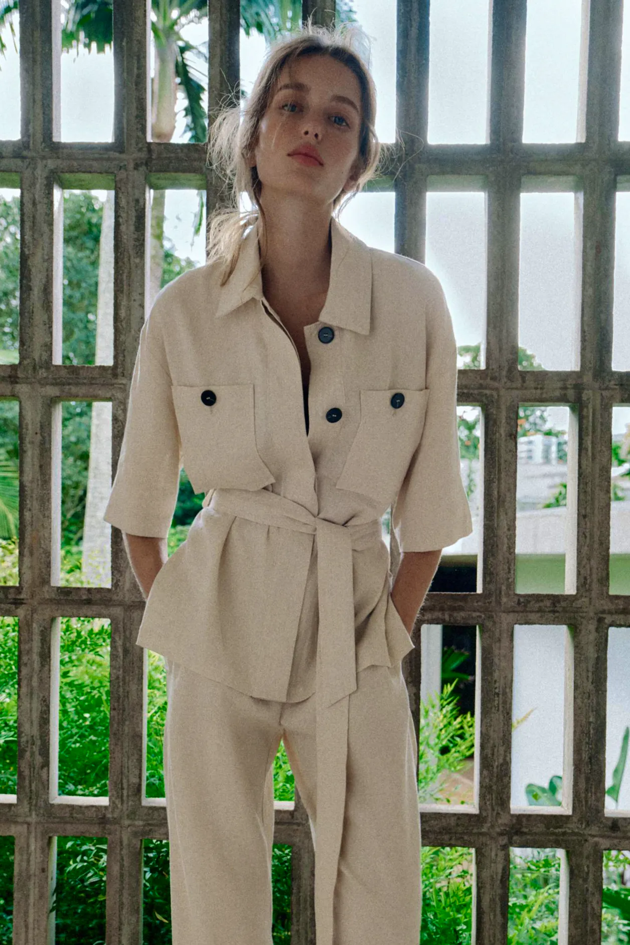 Zara Line Blend Safari Jacket, £35.99