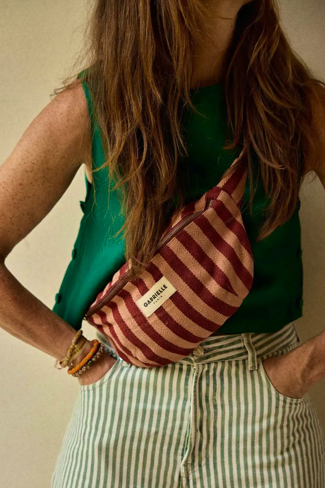 Gabrielle Paris Garance Striped Banana, £42