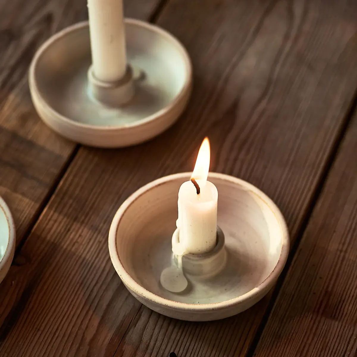 Rowen & Wren Handmade Stoneware Candle Holder, £14