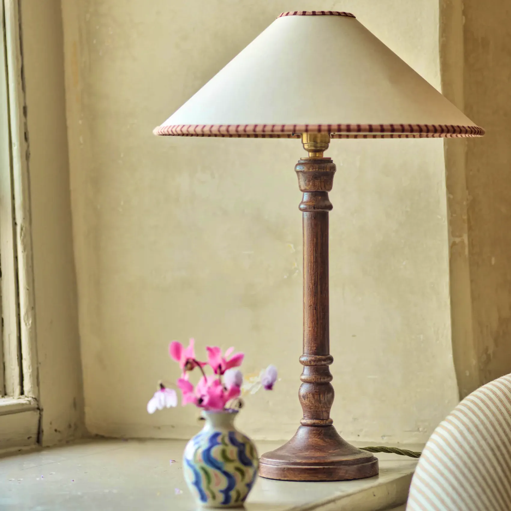Rowen & Wren Edwin Oak Table Lamp, £129