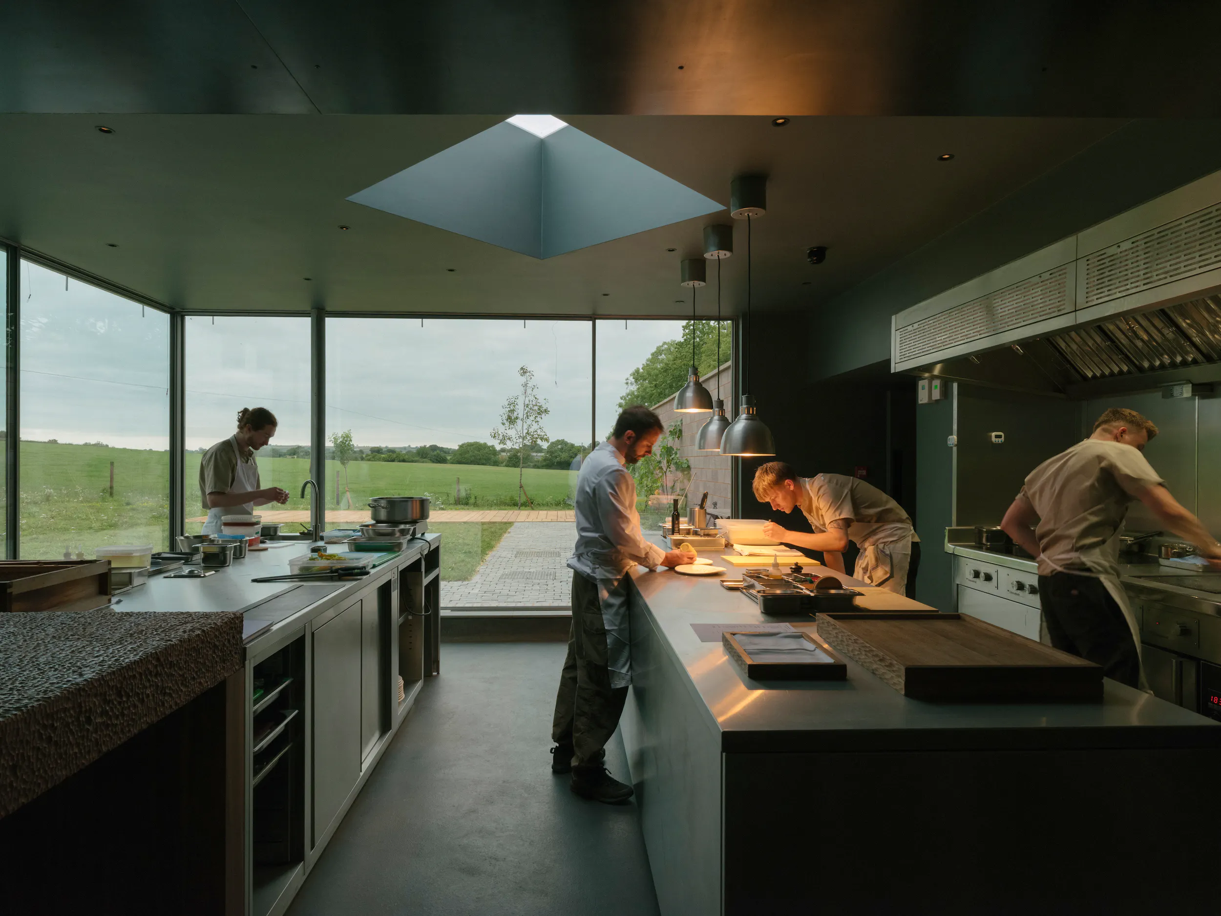 WHAT Osip_kitchen_viewouttofield_Credit_Dave Watts