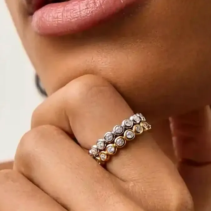 Missoma The Eternity Ring Set, £155