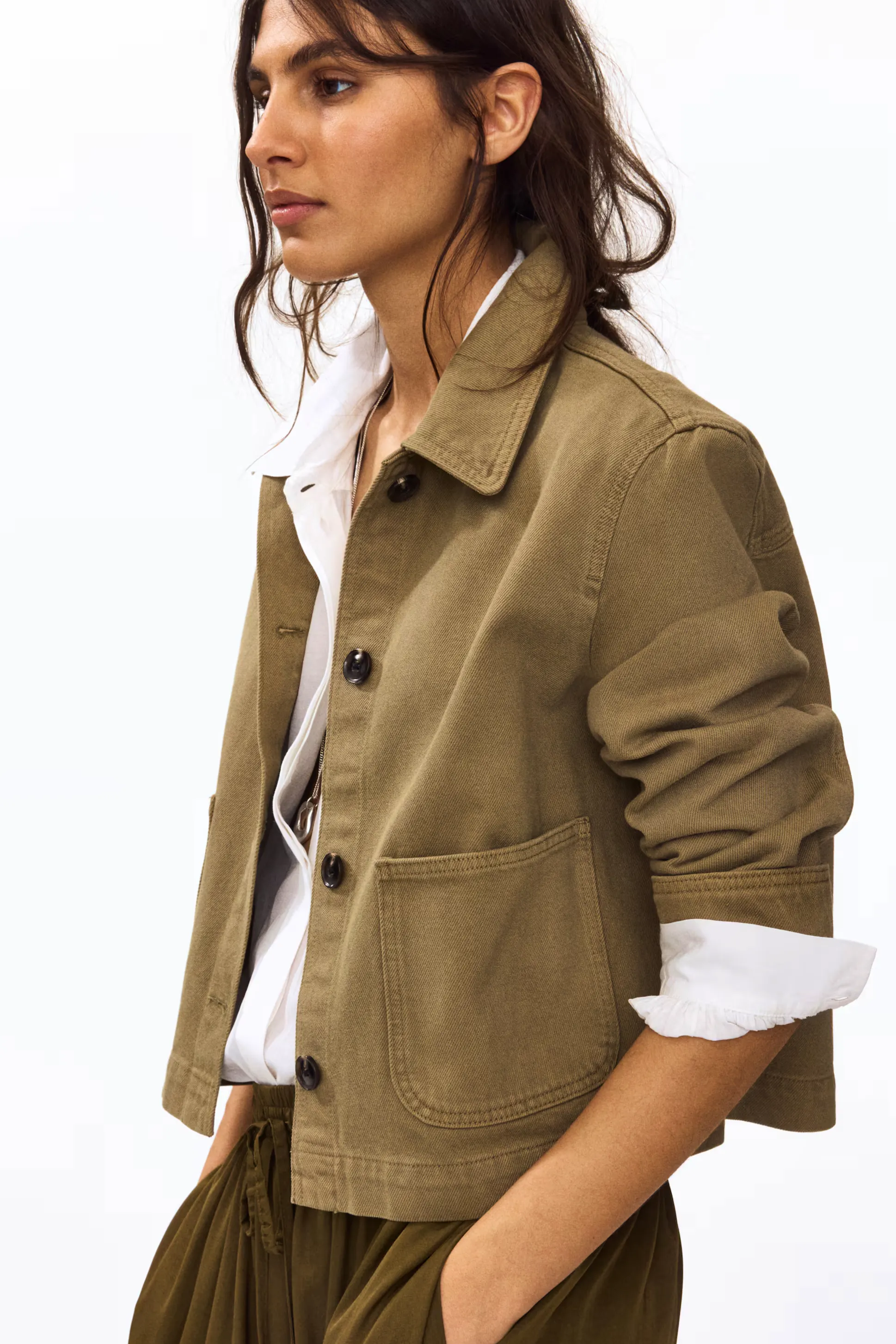 Cotton Twill Shacket £37.99