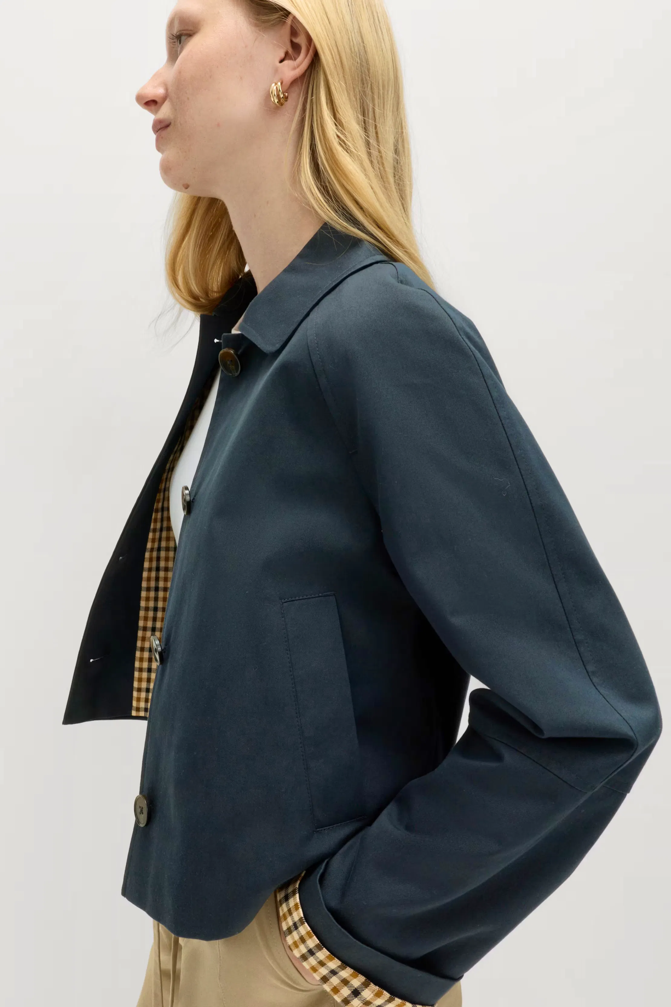 Pure Cotton Short Car Coat £60