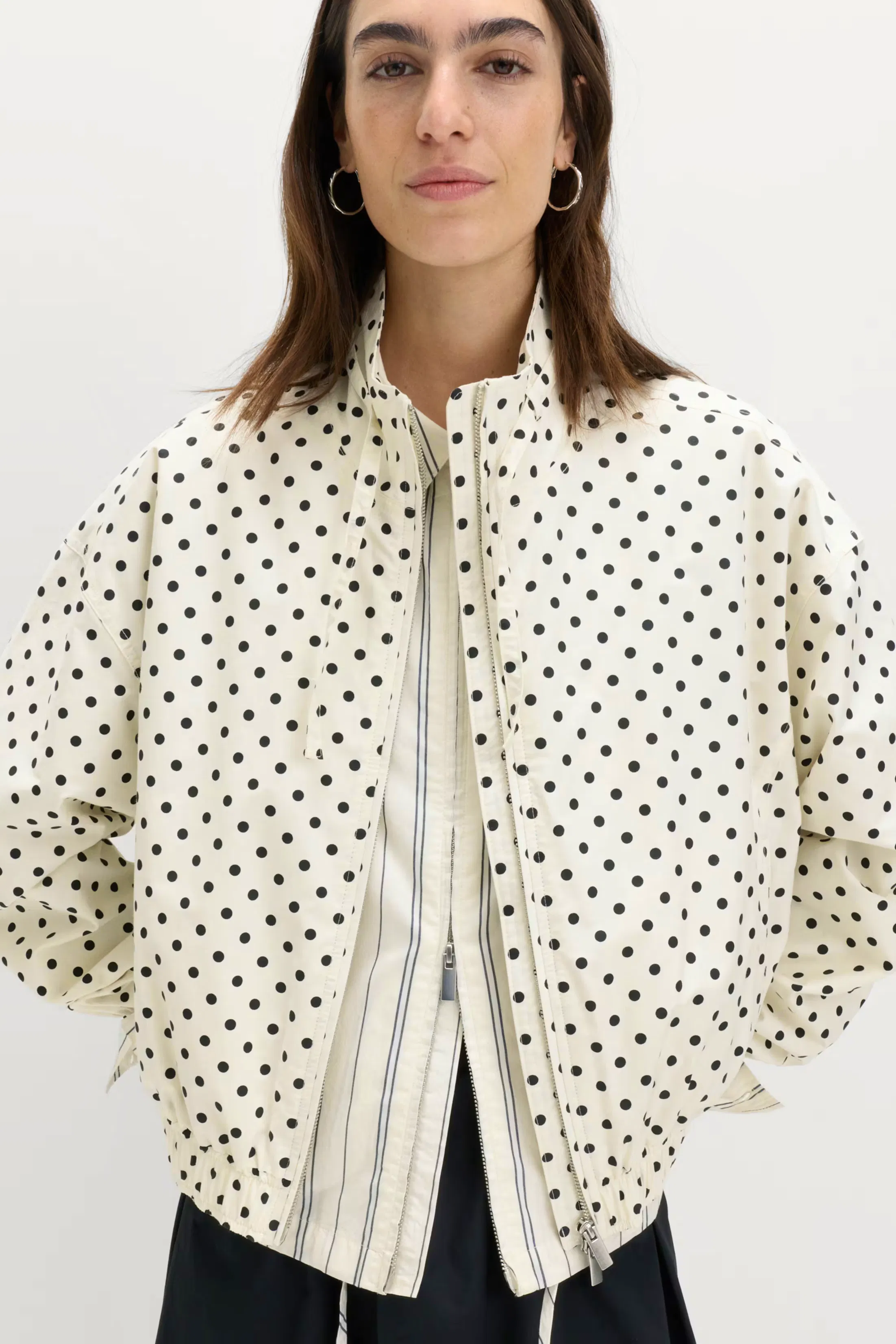 Cotton Rich Funnel Neck Bomber Jacket £55