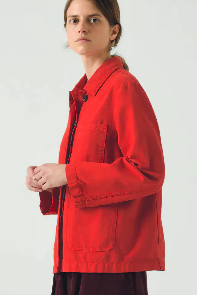 Garment Dyed Cotton Canvas Jacket £225