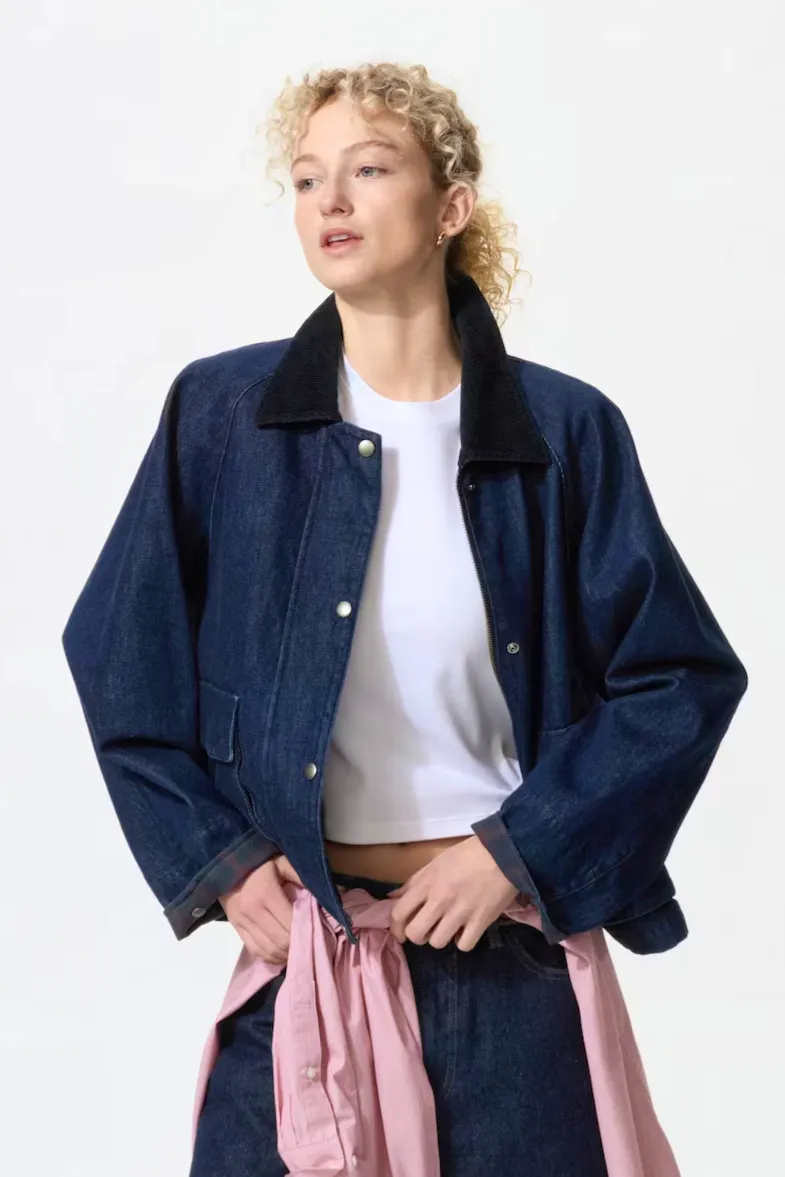 Utility Short Jacket (Denim) £59.90