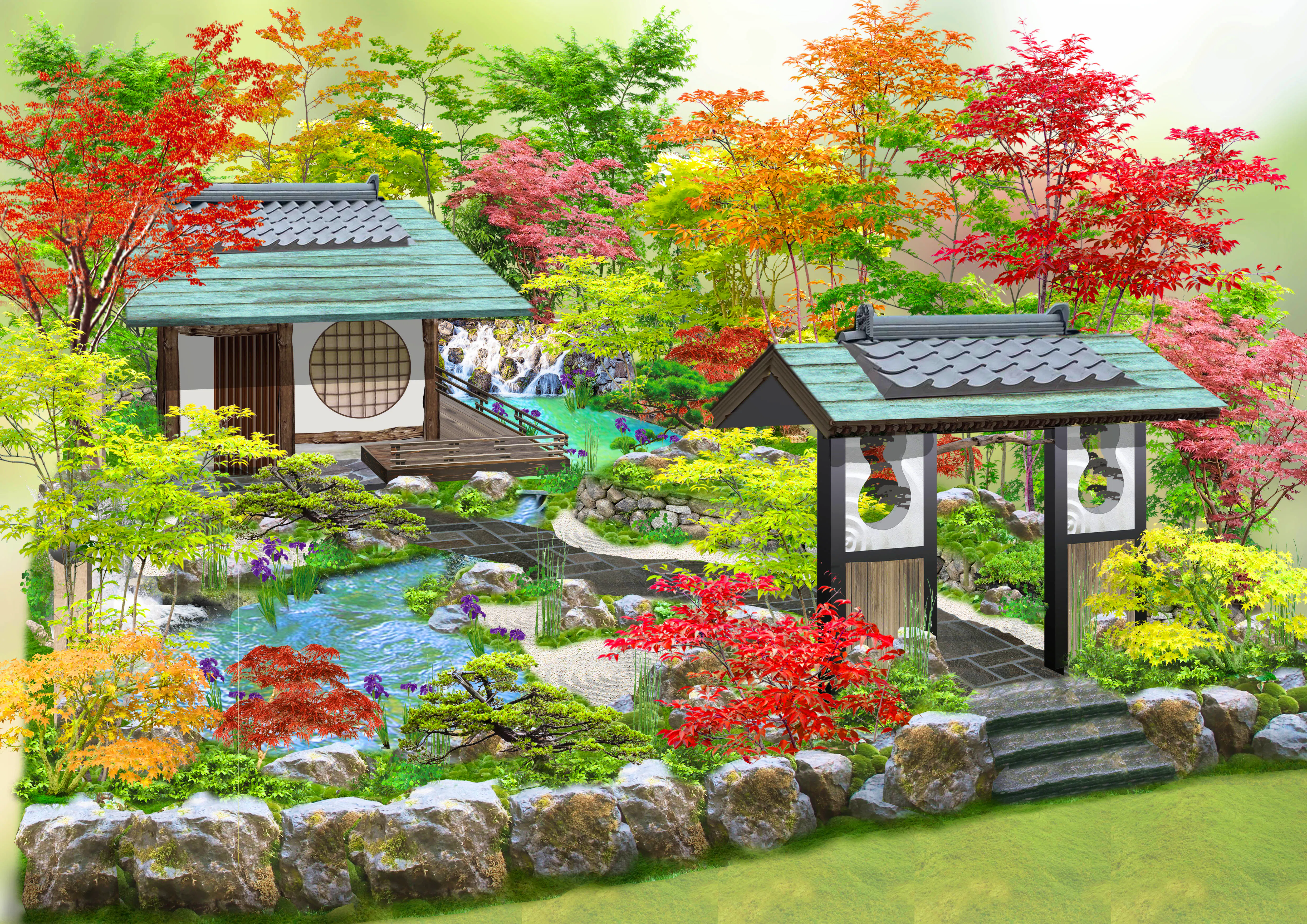 Tokonoma Garden SANUMAYA No NIWA By Kazuyuki Ishihara, Paul Noritaka Tange