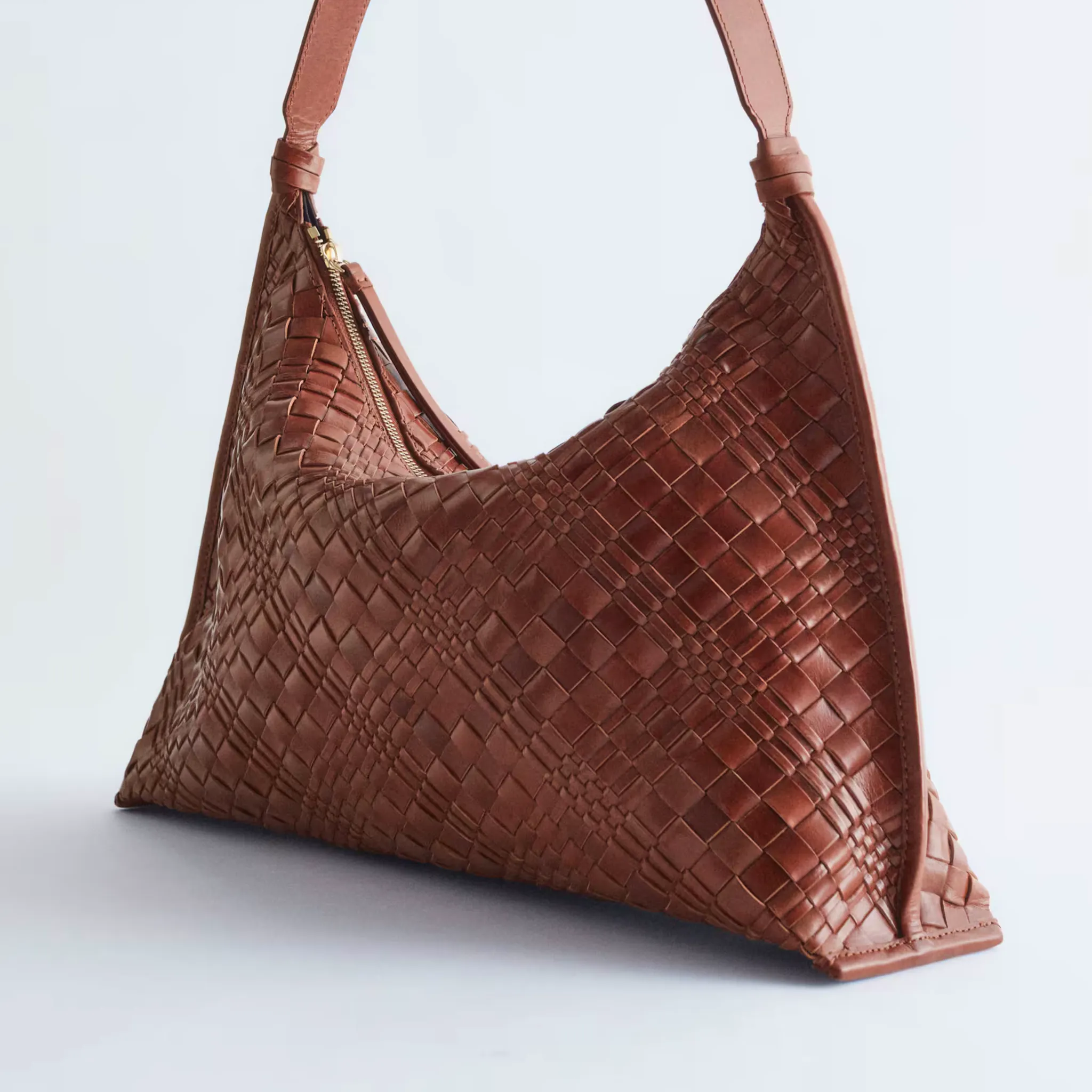 & Other Stories Interwoven Leather Tote Bag, £199
