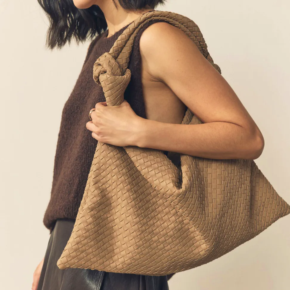 Next Faux Suede Weave Shoulder Bag, £22