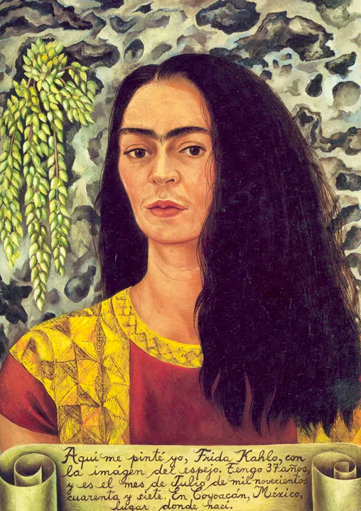 Frida Kahlo - Self-Portrait With Loose Hair