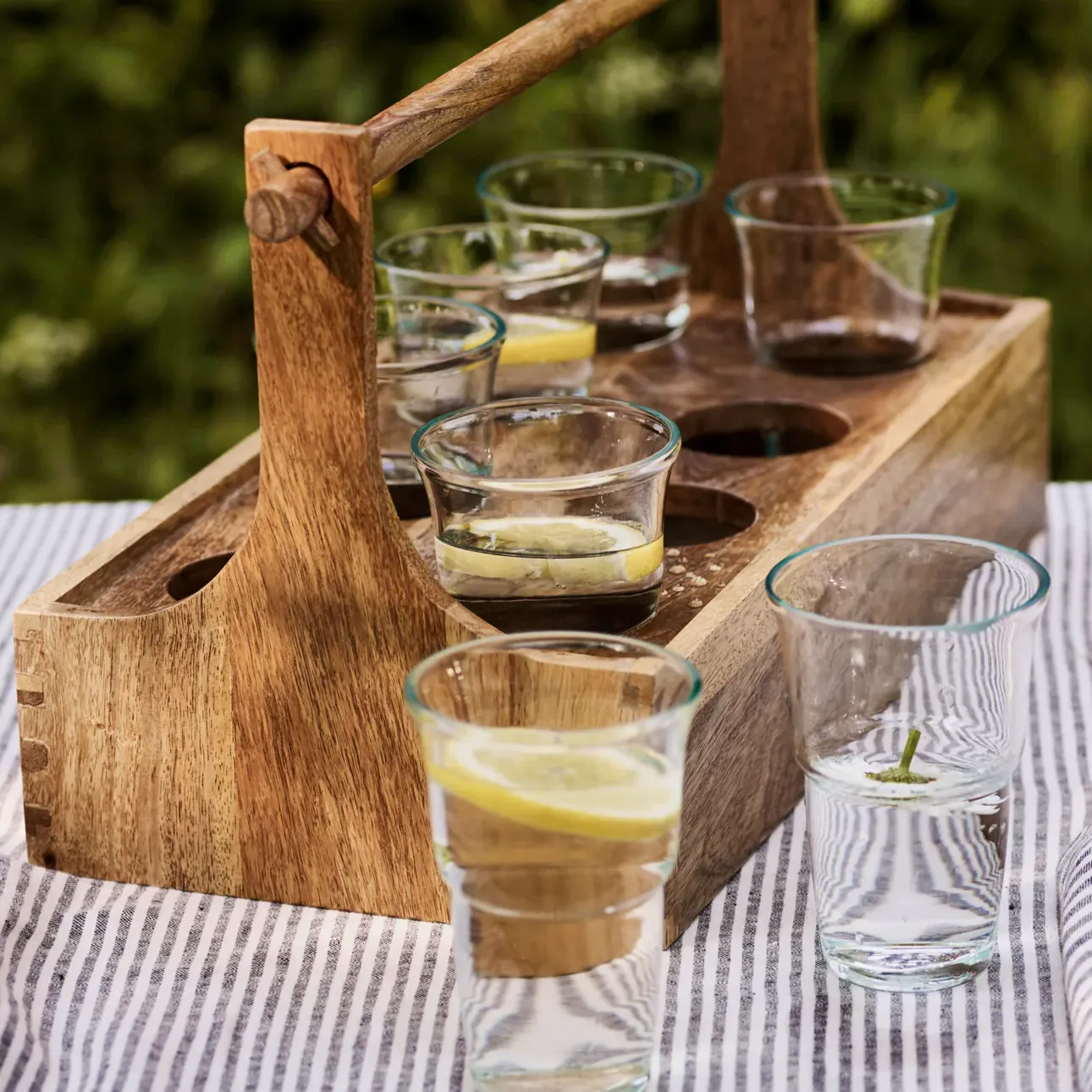 Rowen & Wren Lyle Water Glass, Carrier Set, £98