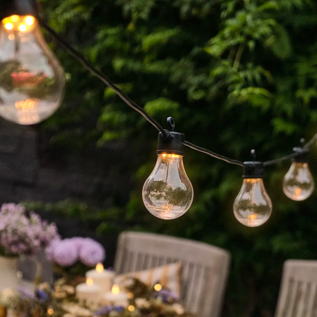 Lights 4 Fun Core Connect 5m 10 Warm White Connectable Festoon Lights, £20.24