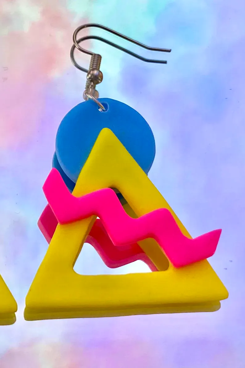 Etsy 80’s Style Earrings, £9.05