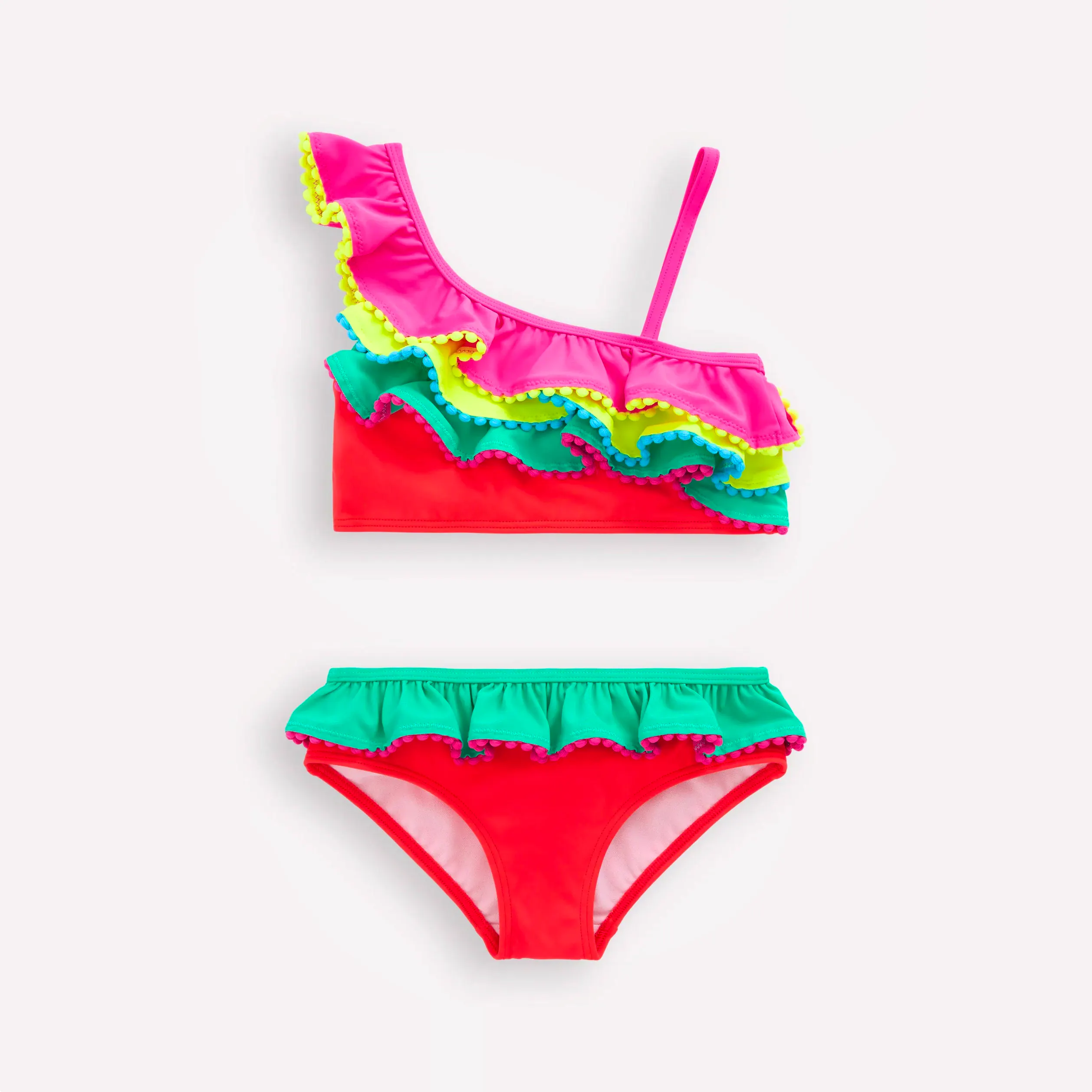 Mini Boden Multi Frill Bikini, From £27, Now £16.20
