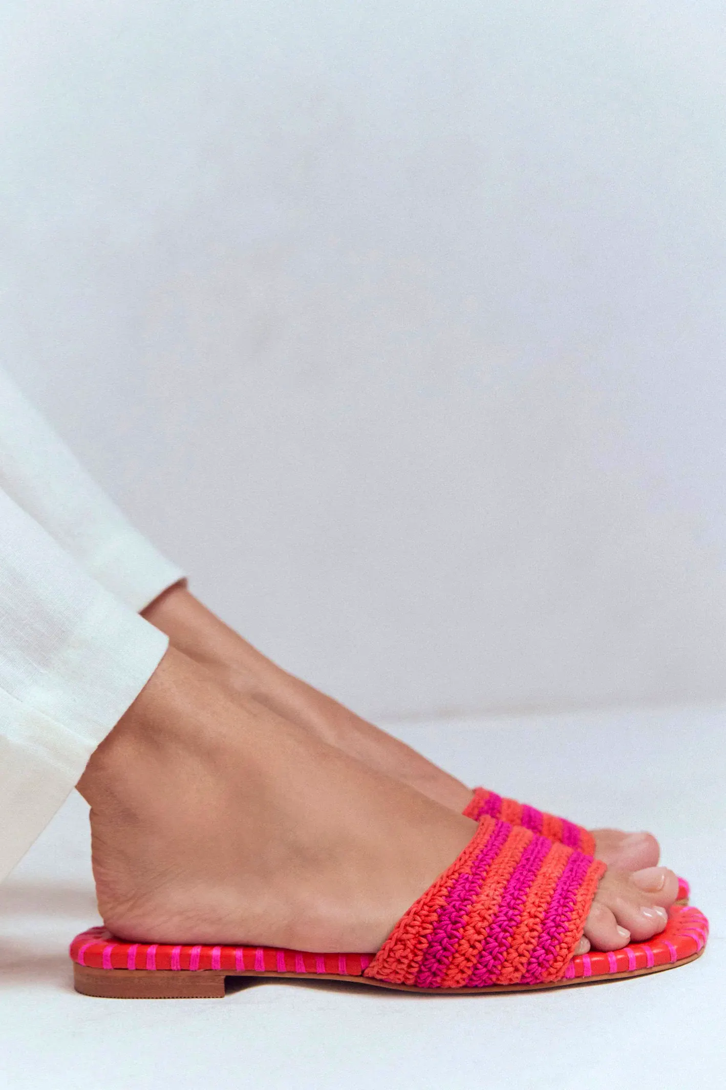 Trim Detail Flat Sandal £119