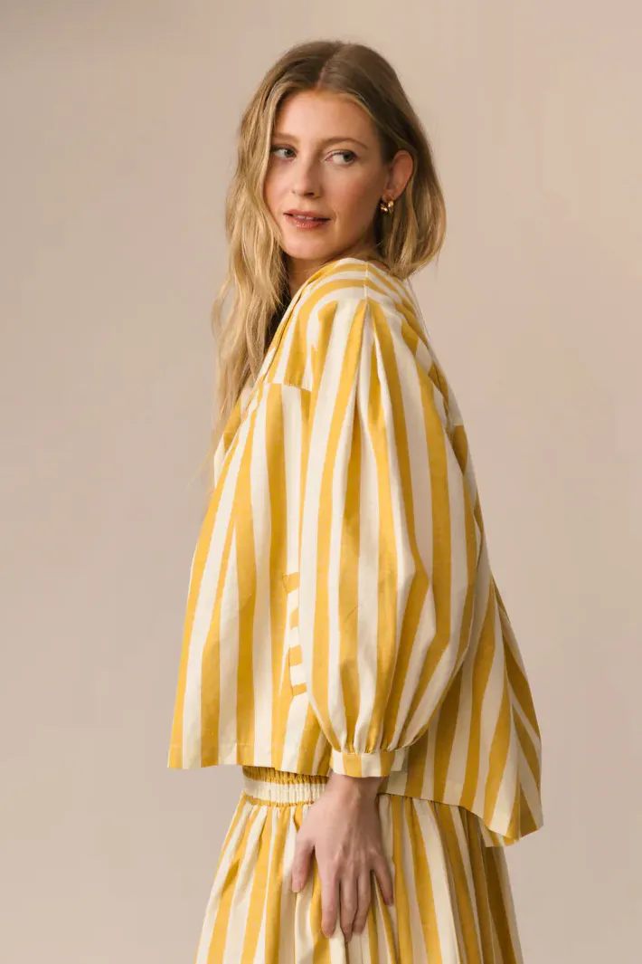 Tilda Top Sunshine Yellow Stripe £160