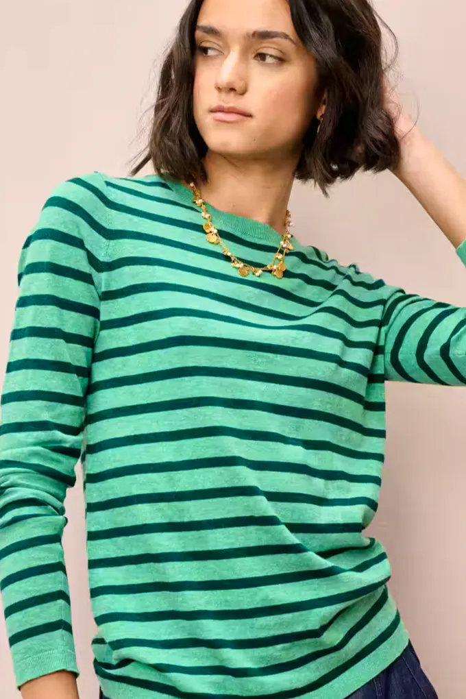Cotton Knit Stripe T-Shirt £98