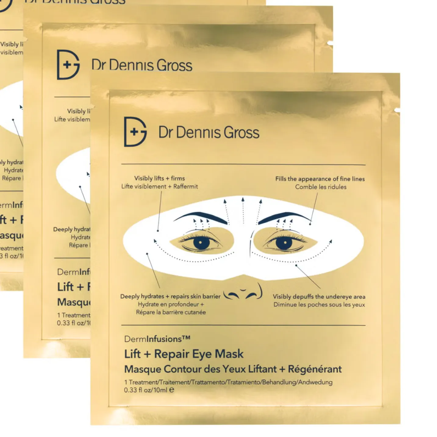 Dr Denis Gross DermInfusions Lift + Repair Eye Mask, £39