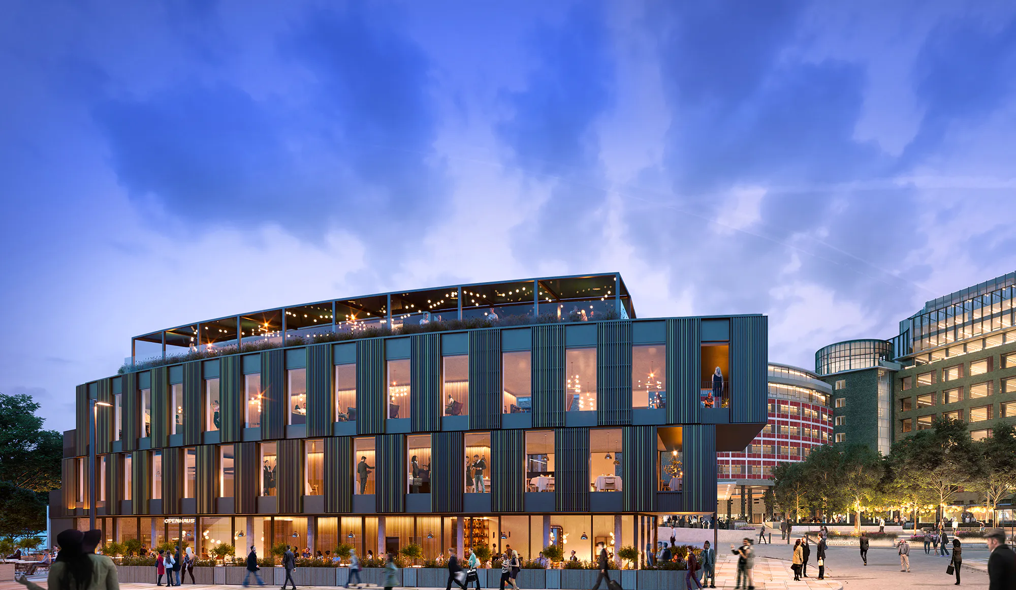 Broadcaster Rooftop Bar Restaurant