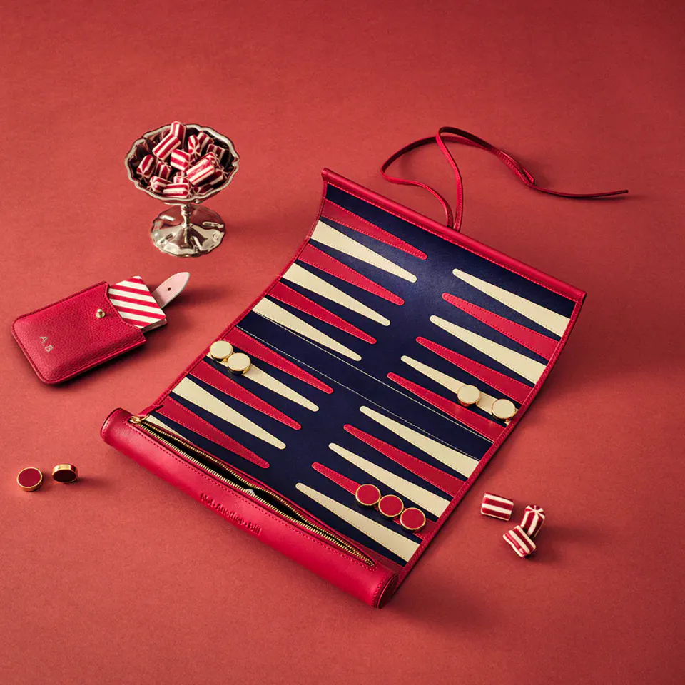 Not Another Bill Leather Backgammon Roll, £250