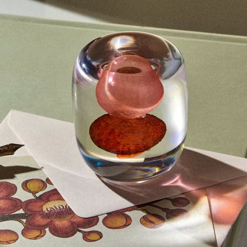 Gather Hand-Blown Glass Paperweight, £146