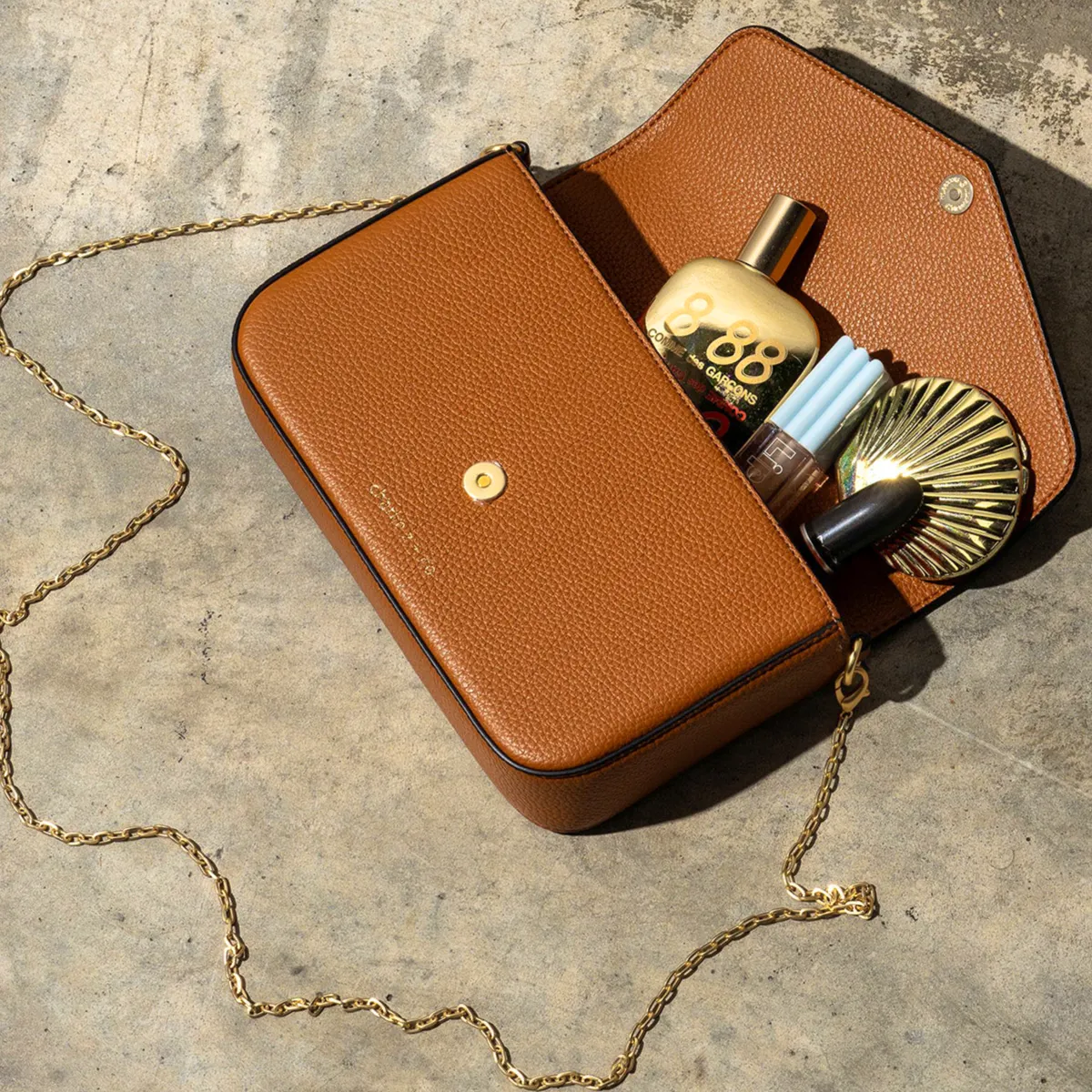 Charlie Z + Co Tan Zara Wireless Charging Bag, £108