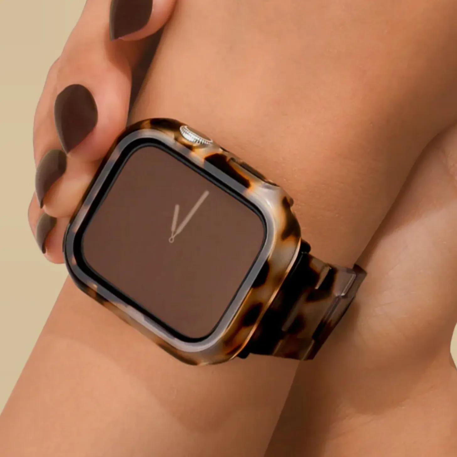 Coconut Lane Ivory Tort Apple Watch Case, £12