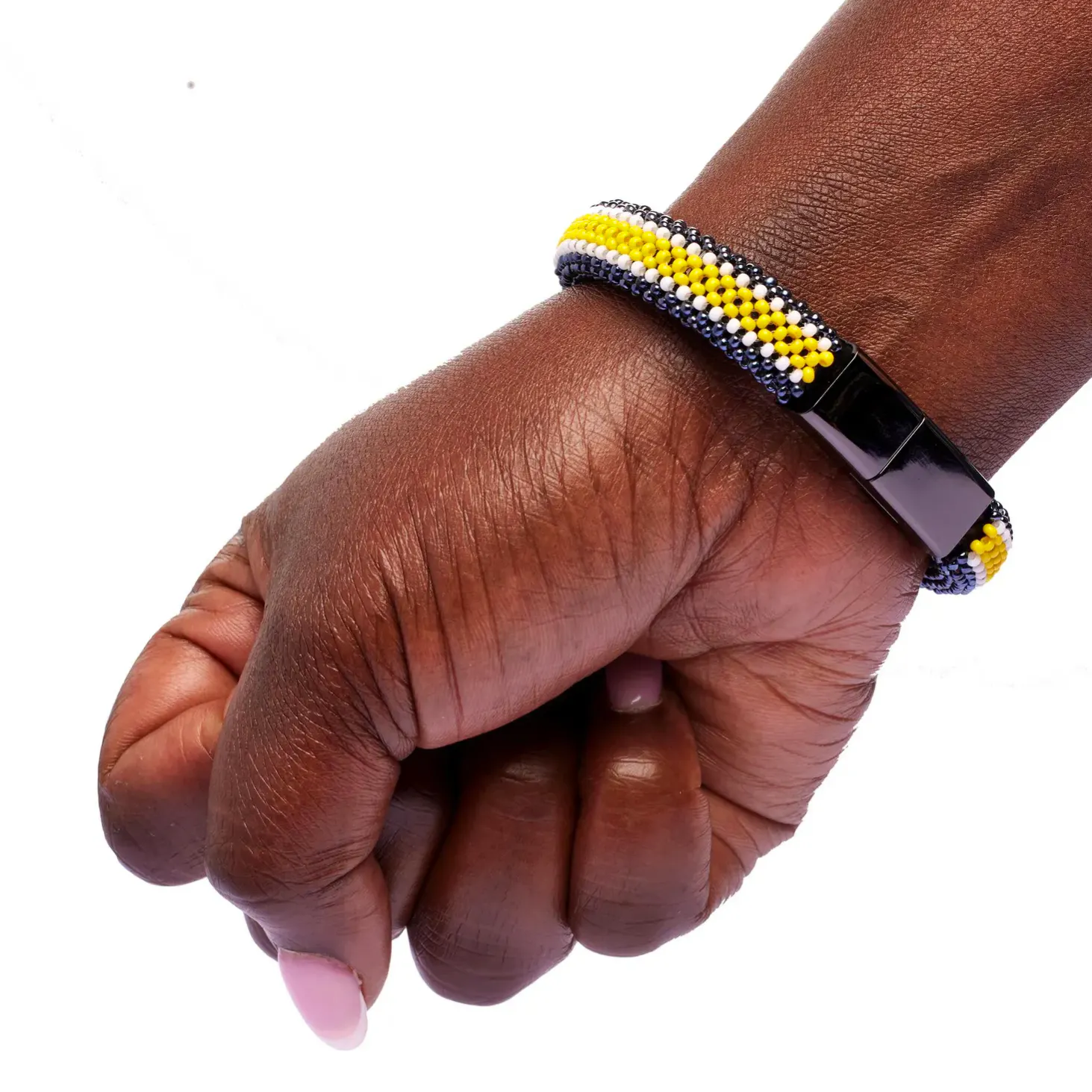 Etsy Beaded Bracelet with Hidden Charging Cable, £12