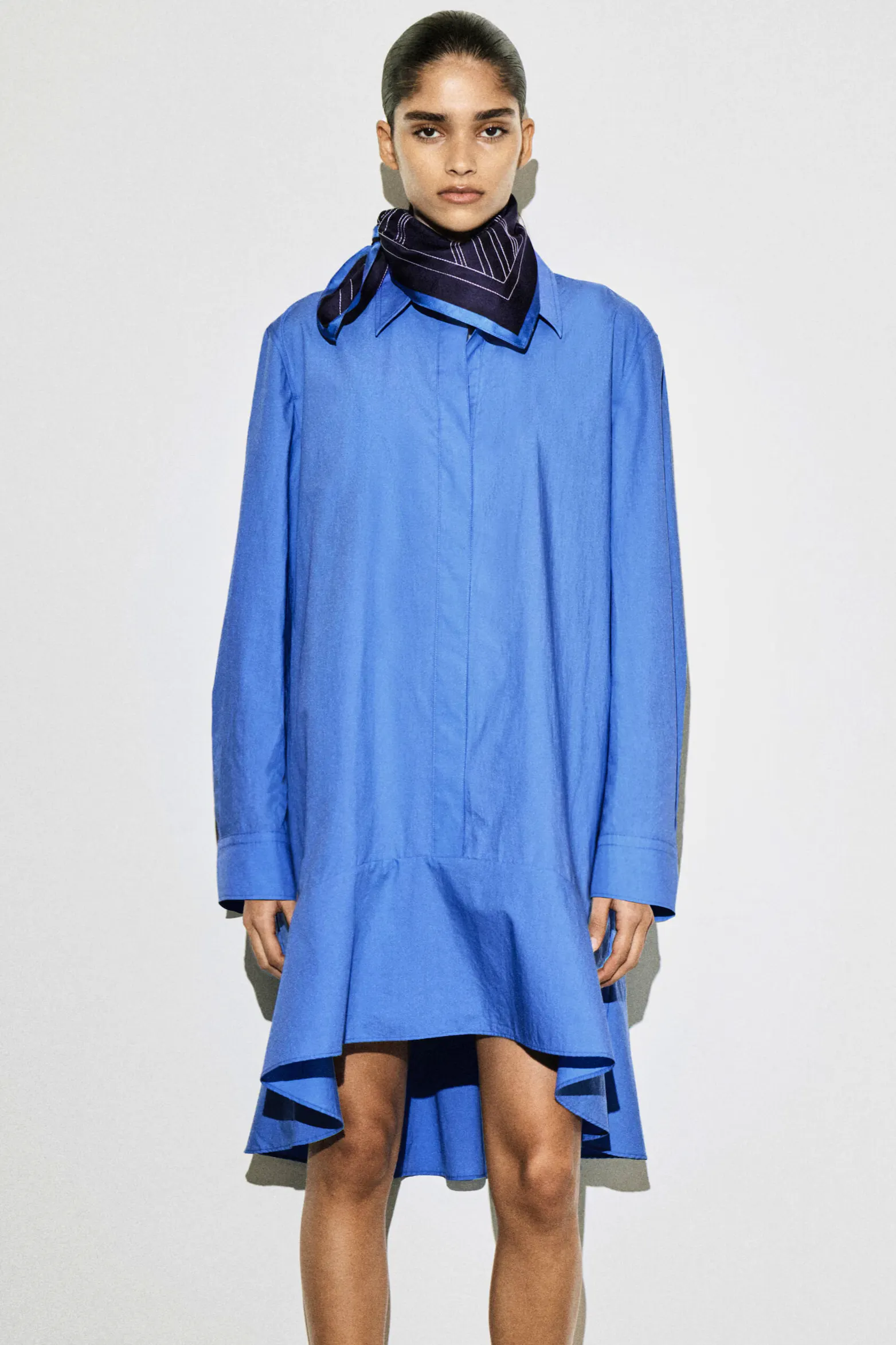 Cos Flared Cotton Mini Shirt Dress, £85