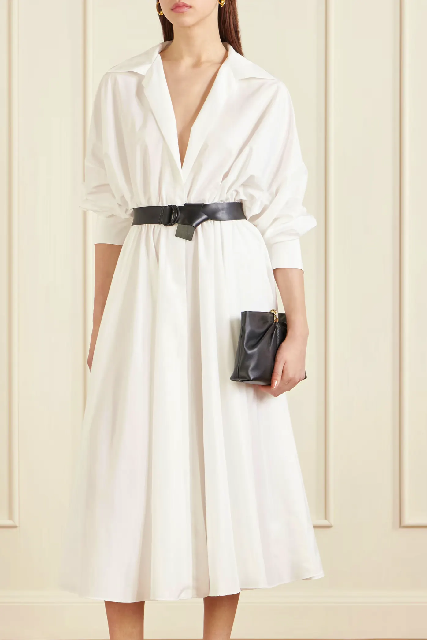 Kamali Belted Gathered Shell Maxi Dress, Norma, £250