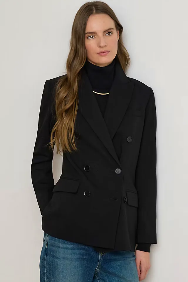 Ralph Lauren Double-Breasted Wool Crepe Blazer, £439
