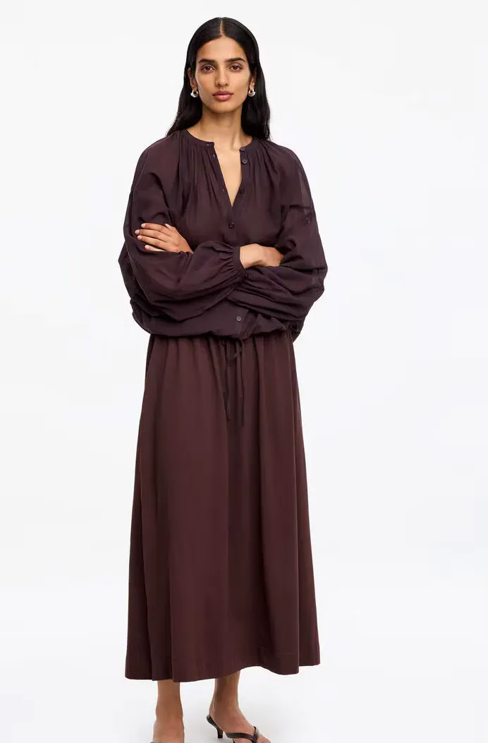 A-Line Midi Skirt