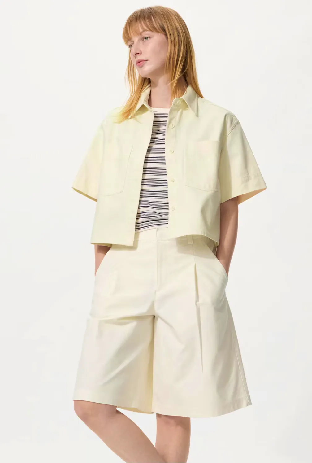 Uniqlo Jersey Pleated Shorts