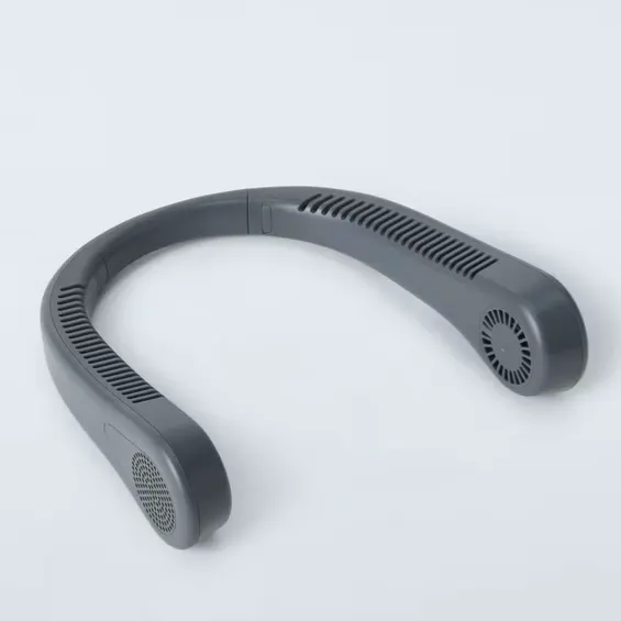 John Lewis Neck Fan, Grey, £15
