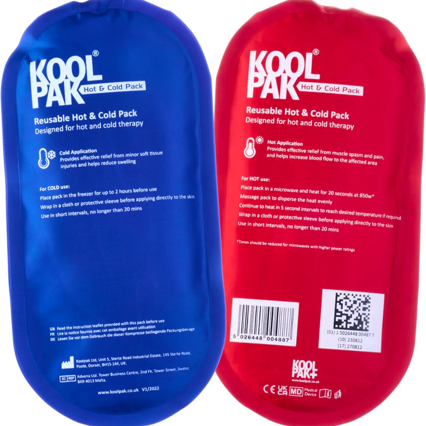 Koolpak Luxury Hot & Cold Reusable Pack Oval, £11.99