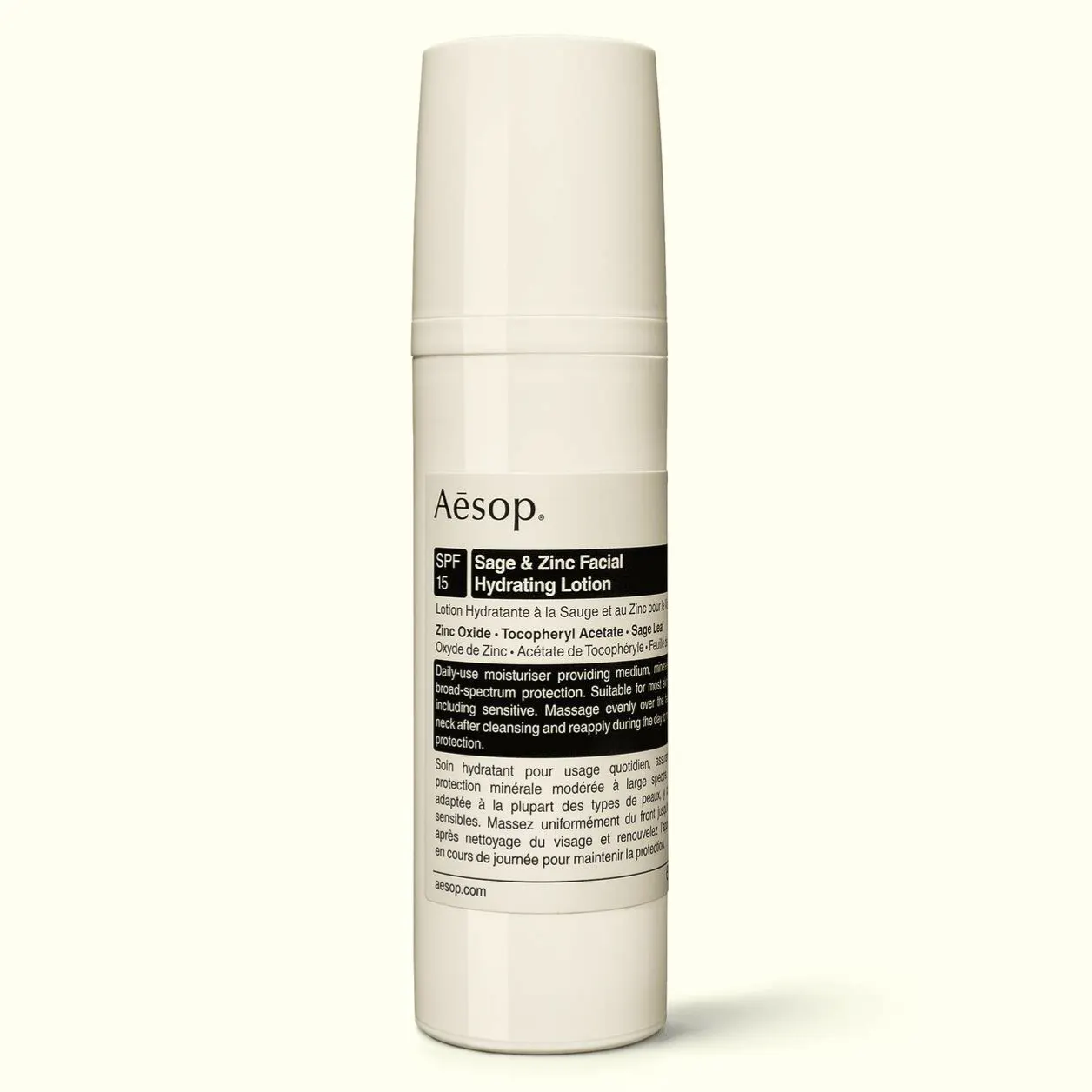 Aesop Sage & Zinc Facial Hydrating Lotion SPF15, £39